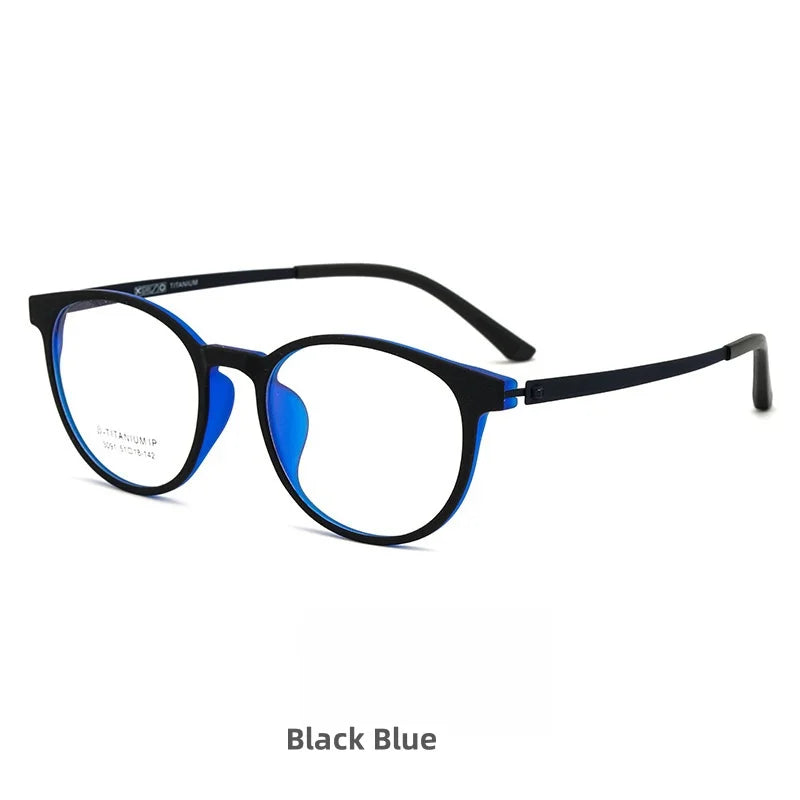 Ultra Light Retro Round Optical Eyeglass Frame for Women