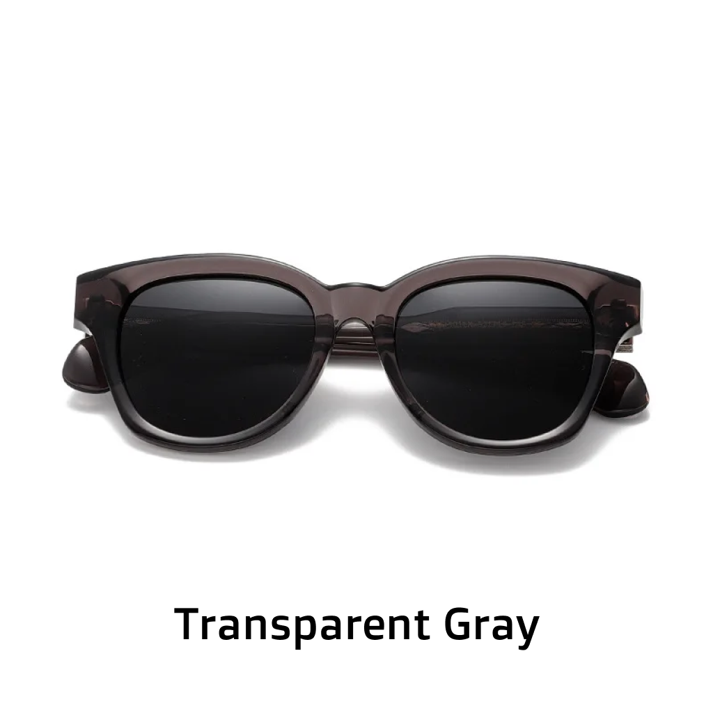 Acetate Oval Polarized Sunglasses – UV400 Gradient Retro Casual Women