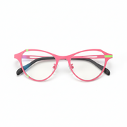 Titanium Cat Eye Optical Glasses Frame
