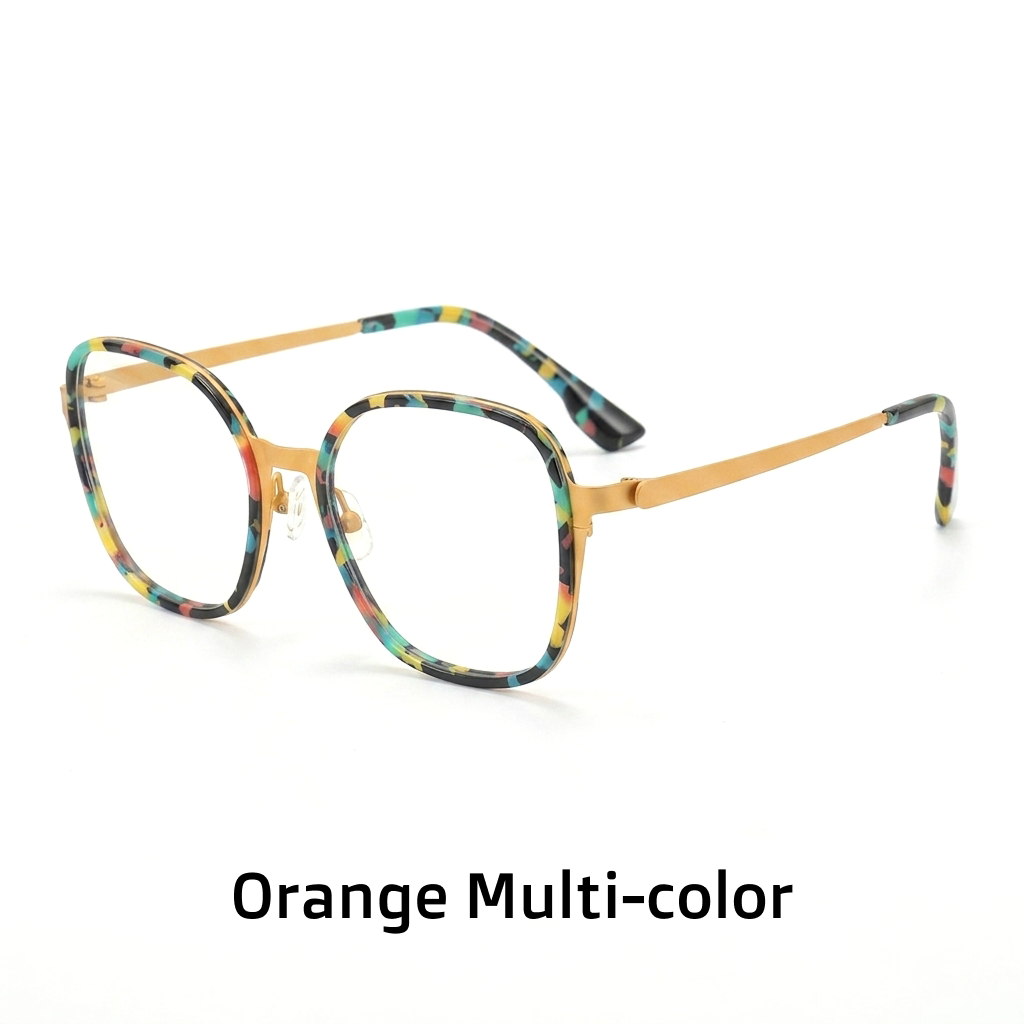 Titanium Square Optical Glasses Frame