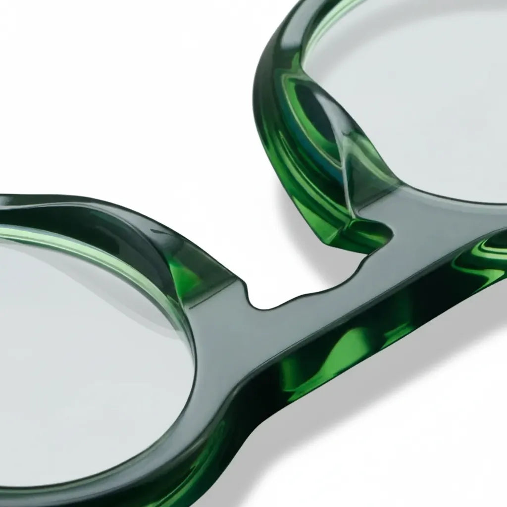 Retro Round Acetate Optical Frames - Unisex Prescription Eyeglasses