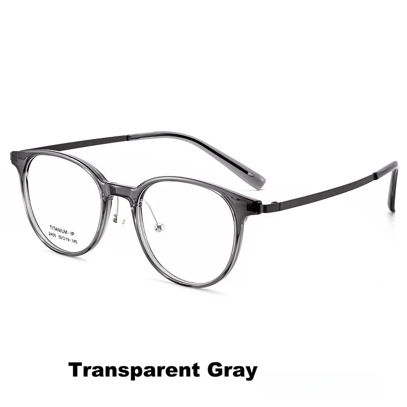 Ultra Light Titanium Cat Eye Eyeglass Frame - Anti Blue Light Optical Prescription Glasses