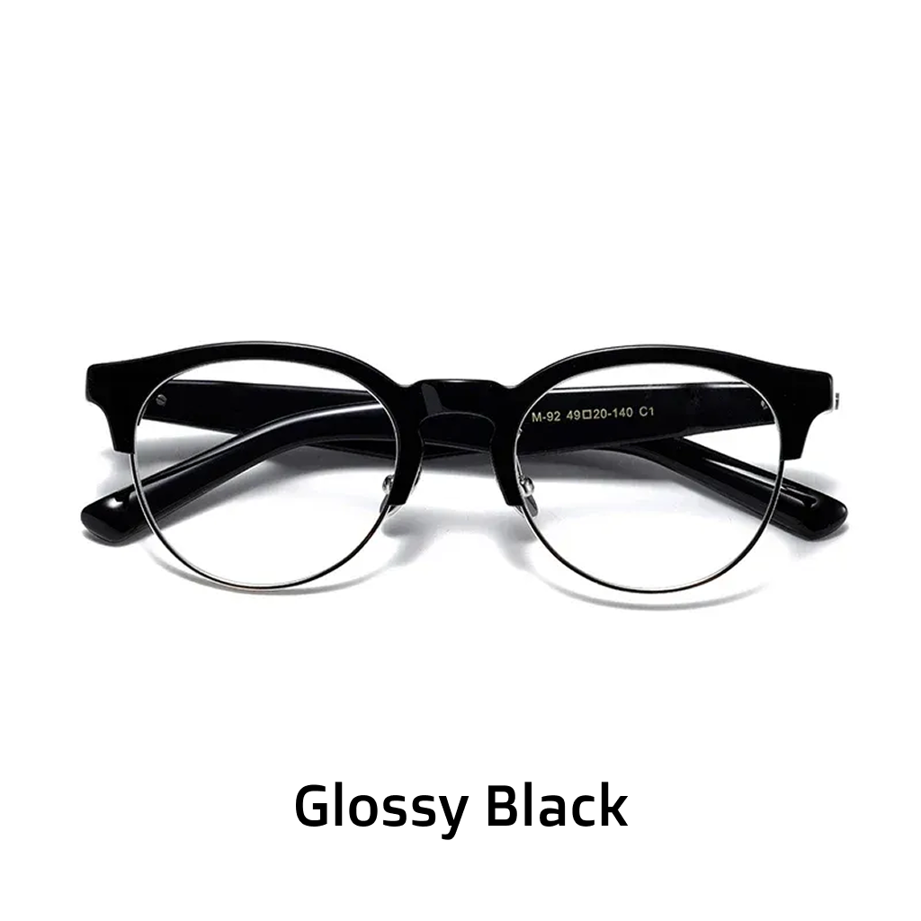 Oval Acetate Eyeglasses Frames – Unisex Prescription Optical