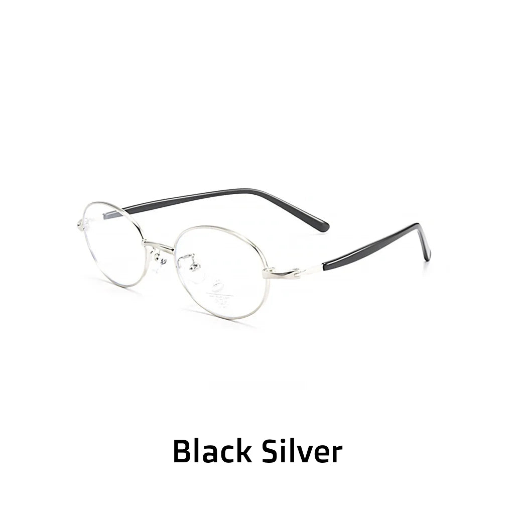 Circular Alloy Eyeglass Frames - Ultra Light Prescription Glasses