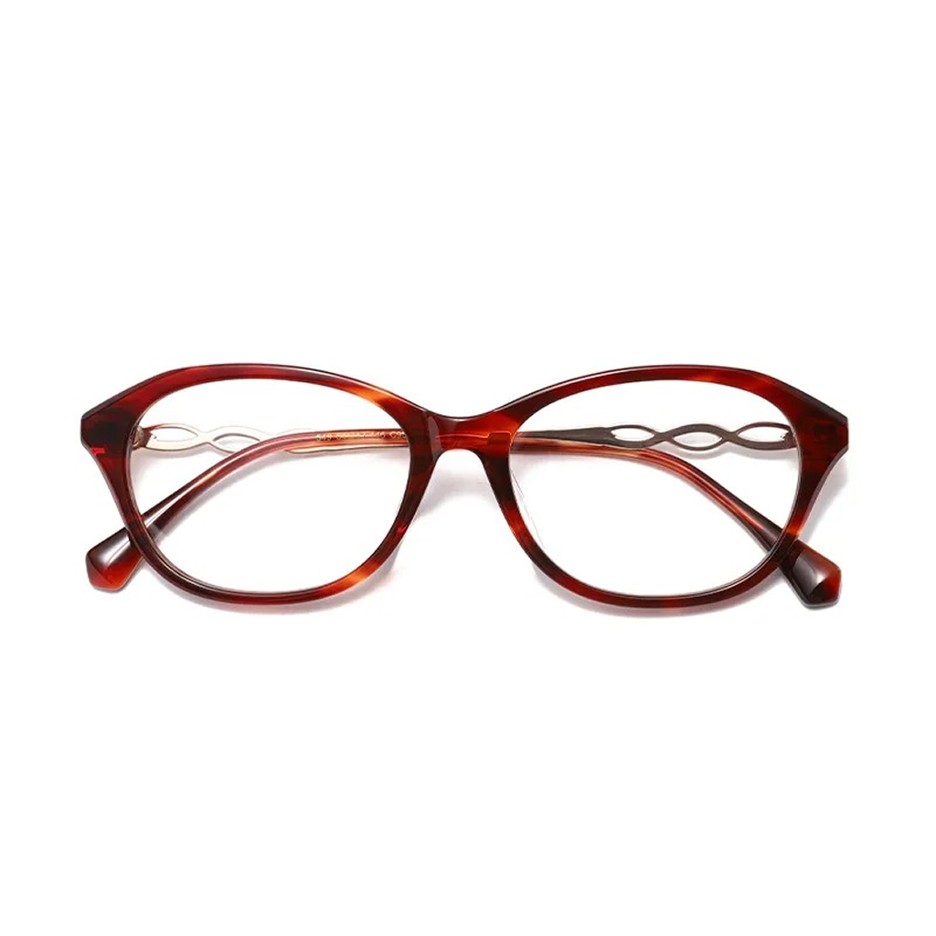 Acetate Oval Cat Eye Optical Glasses Frame