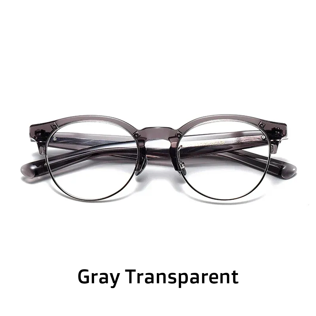 Oval Acetate Eyeglasses Frames – Unisex Prescription Optical