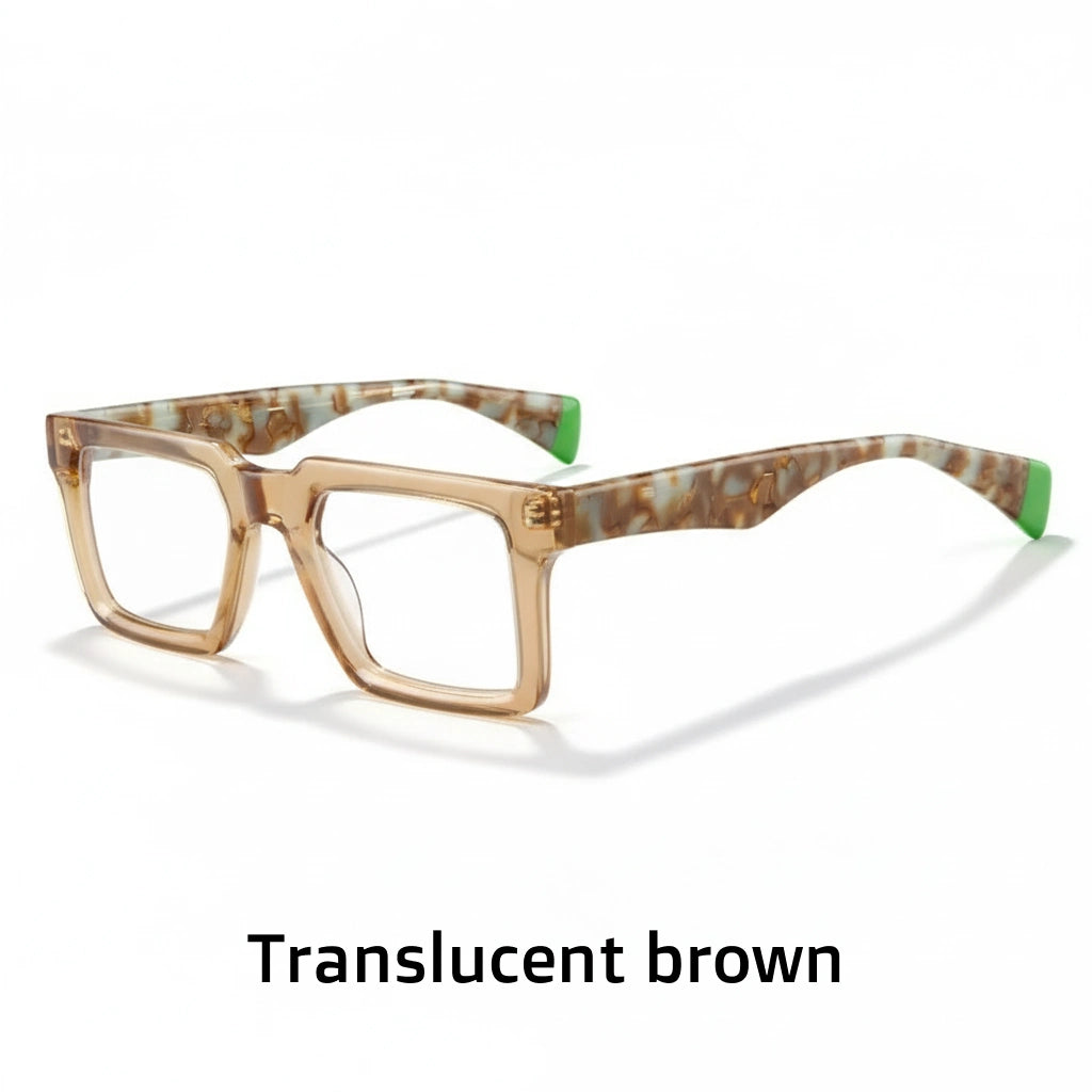 Retro Square Eyeglass Frame - Optical Prescription Glasses