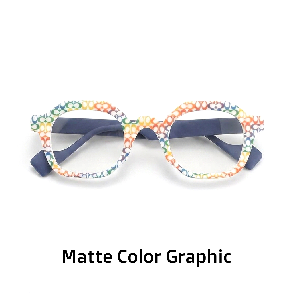 Retro Square Frosted Optical Glasses Frame