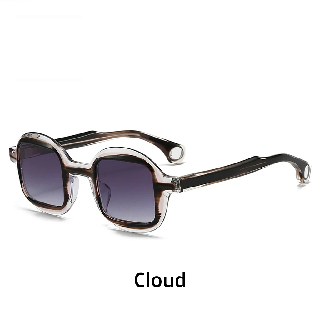 Polarized UV400 Square Acetate Sunglasses