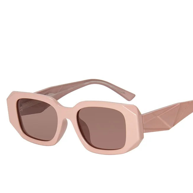 Ultra Light Oval Matte Sunglasses for Women - Model 9016