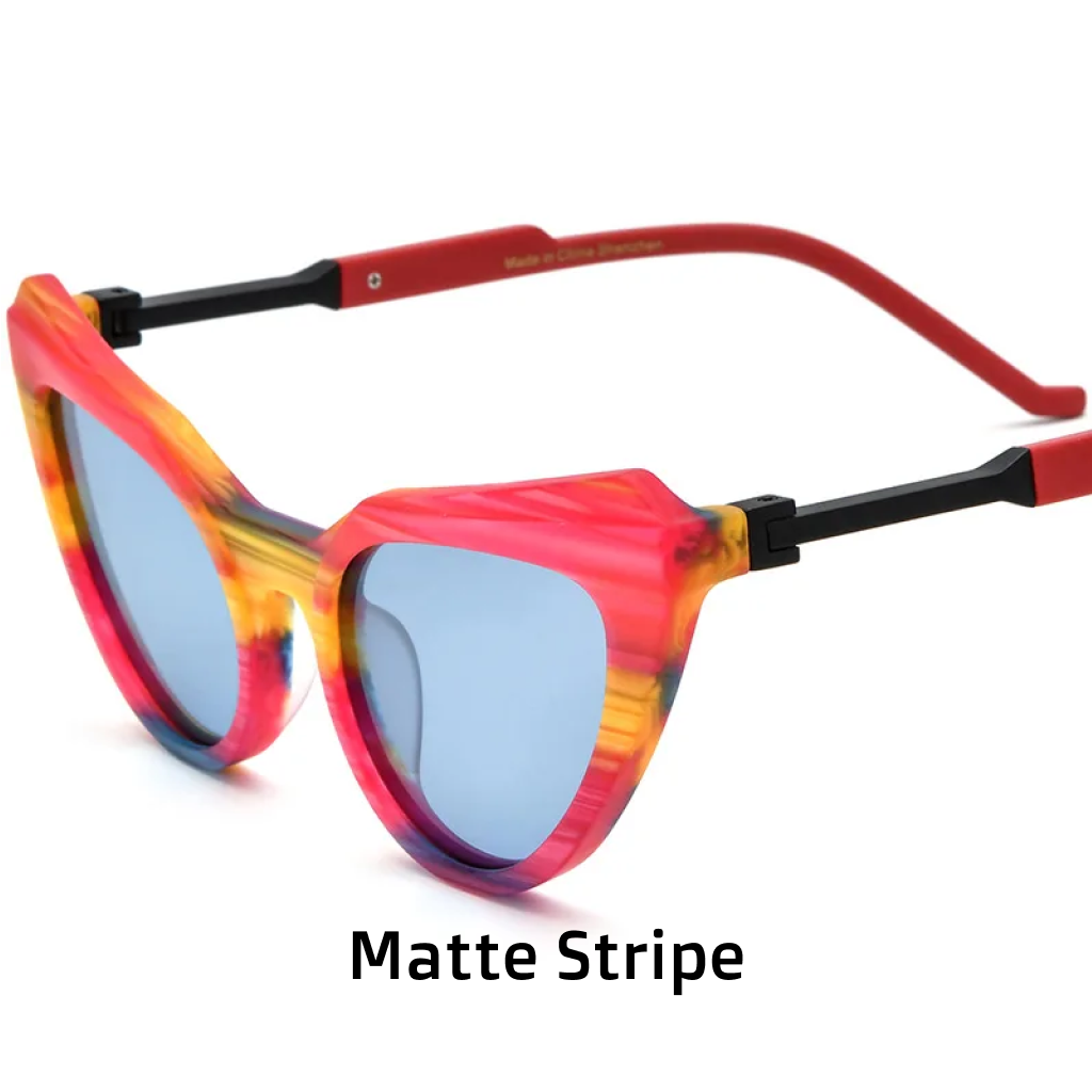 Cat Eye Polarized Sunglasses – UV400 Acetate Women
