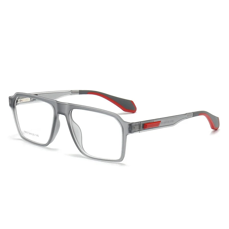Ultra-Light Square Sports Cycling Eyeglass Frame - Optical Prescription Ready