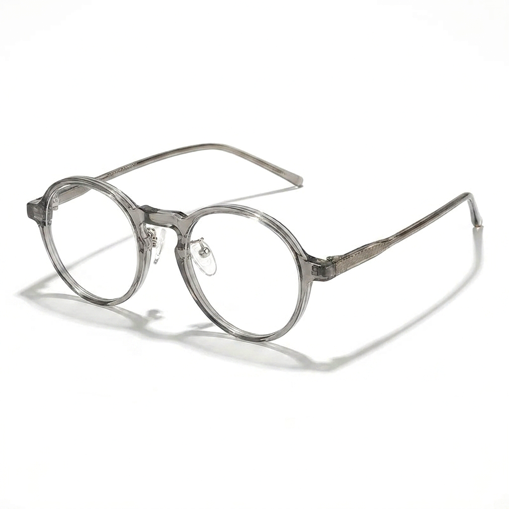 Acetate Round Optical Frames – Unisex Retro Prescription Eyeglasses