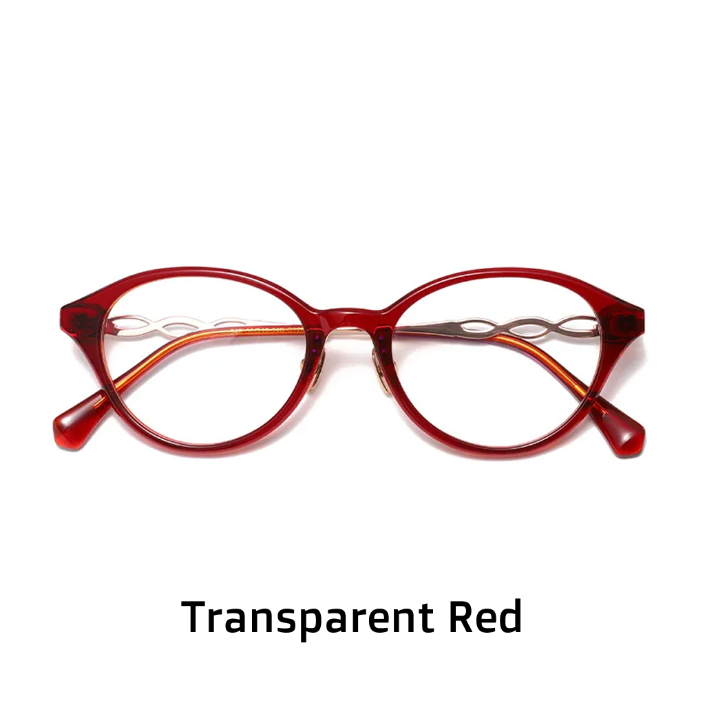 Acetate Oval Eyeglasses Frame