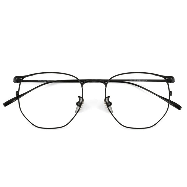 Anti-Blue Light Titanium Optical Glasses Marco - Diseño poligonal