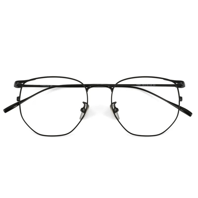 Anti-Blue Light Titanium Optical Glasses Frame - Polygonal Design