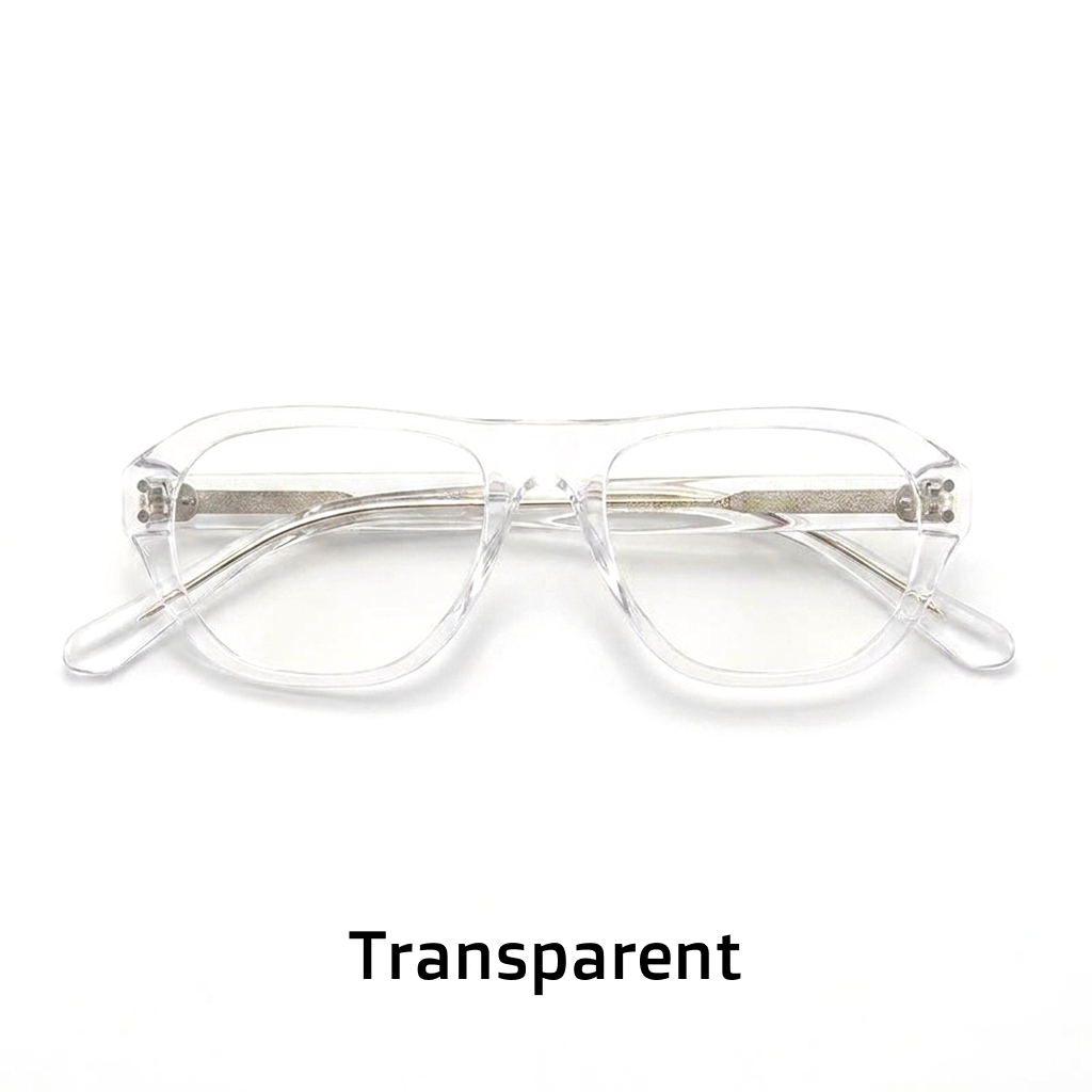 Nischenquadrat-Casual-Brillenrahmen für Männer und Frauen, Retro-Mode, Vollrahmen, handgefertigt, kleines rundes Gesicht, verschreibungspflichtiges Myopieglas
