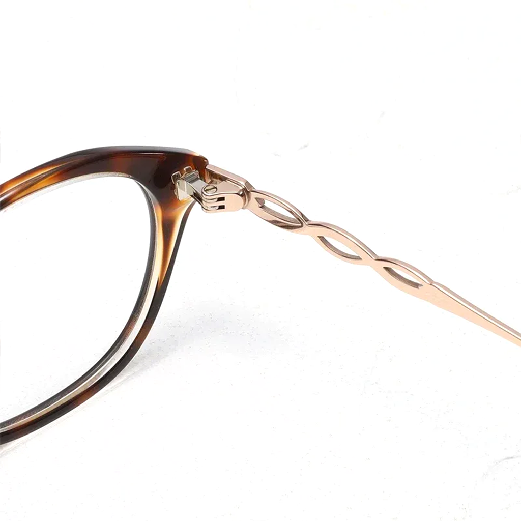 Acetate Oval Cat Eye Optical Glasses Frame