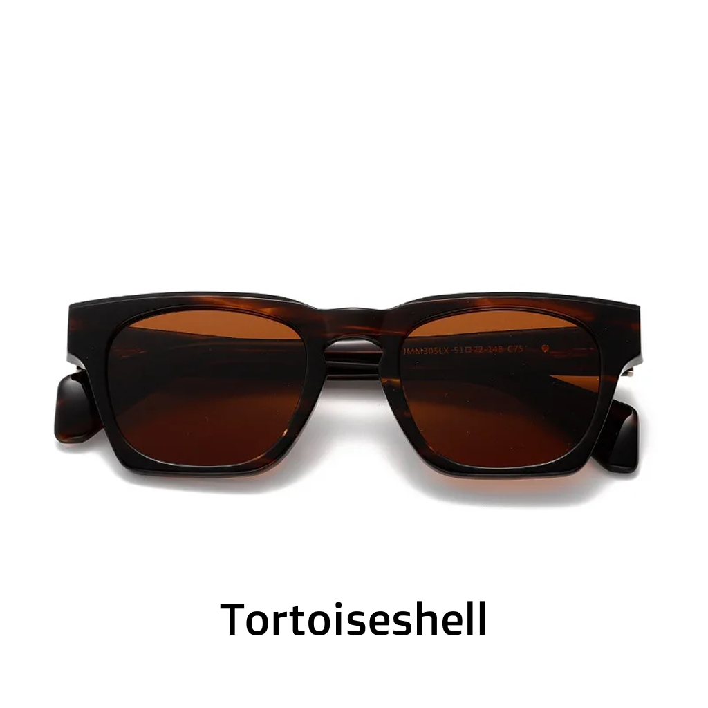 Rectangle Acetate Polarized Sunglasses – UV400 Women