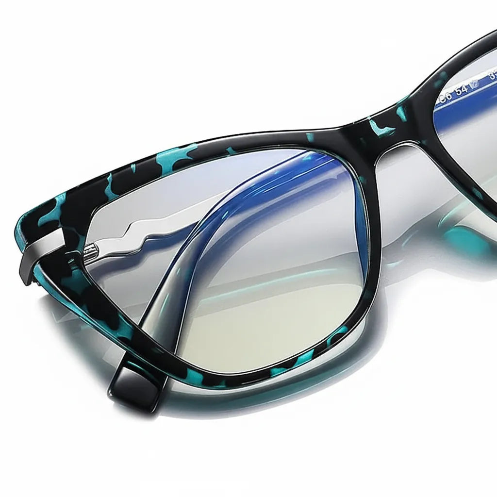 TR90 Retro Cat Eye Glasses - Anti Blue Light Prescription Frame