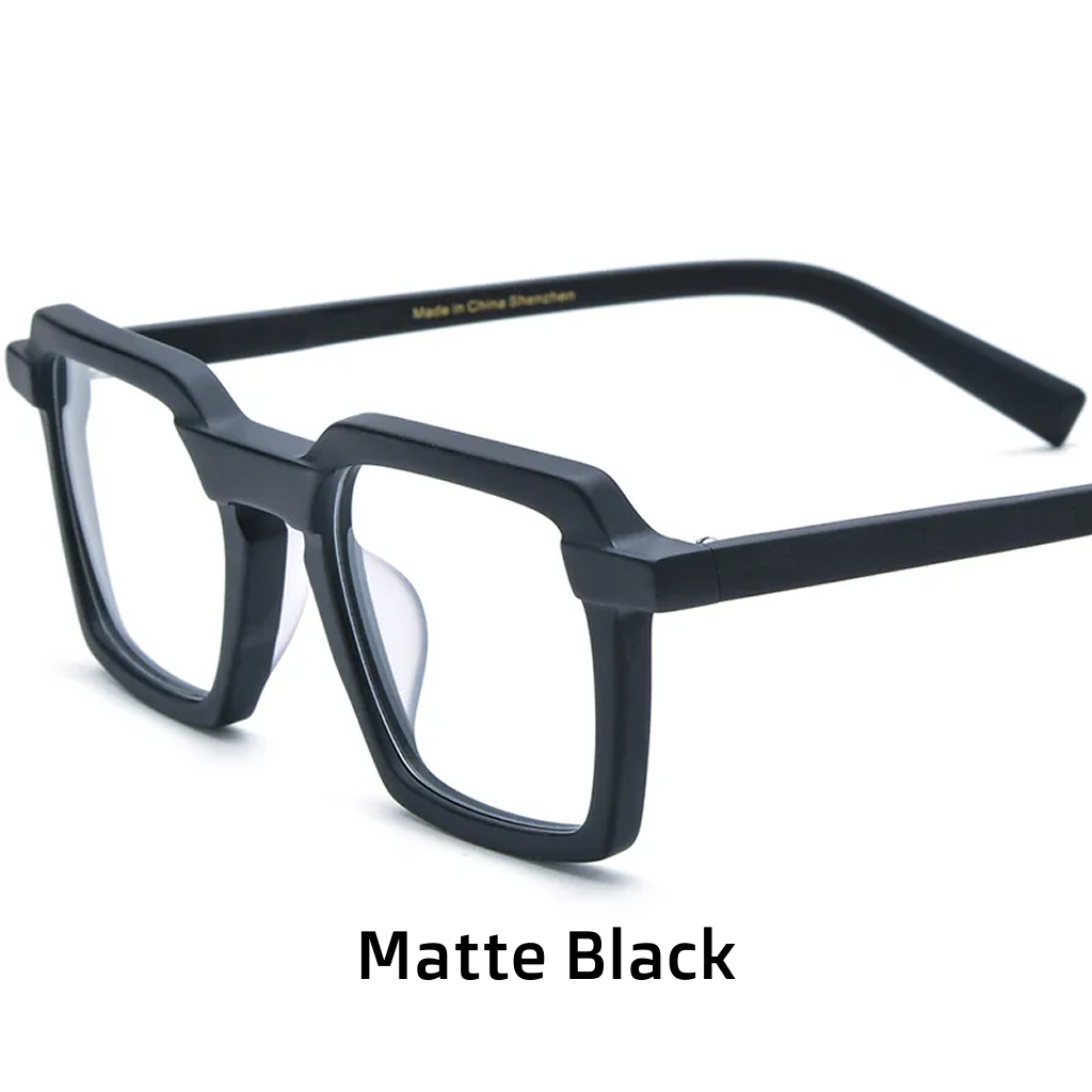 Acetate Square Optical Frames – Unisex Prescription Eyeglasses