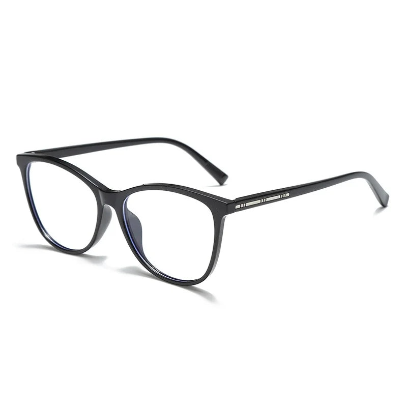 TR Cat Eye Eyeglass Frame - Anti Blue Light Optical Prescription Glasses