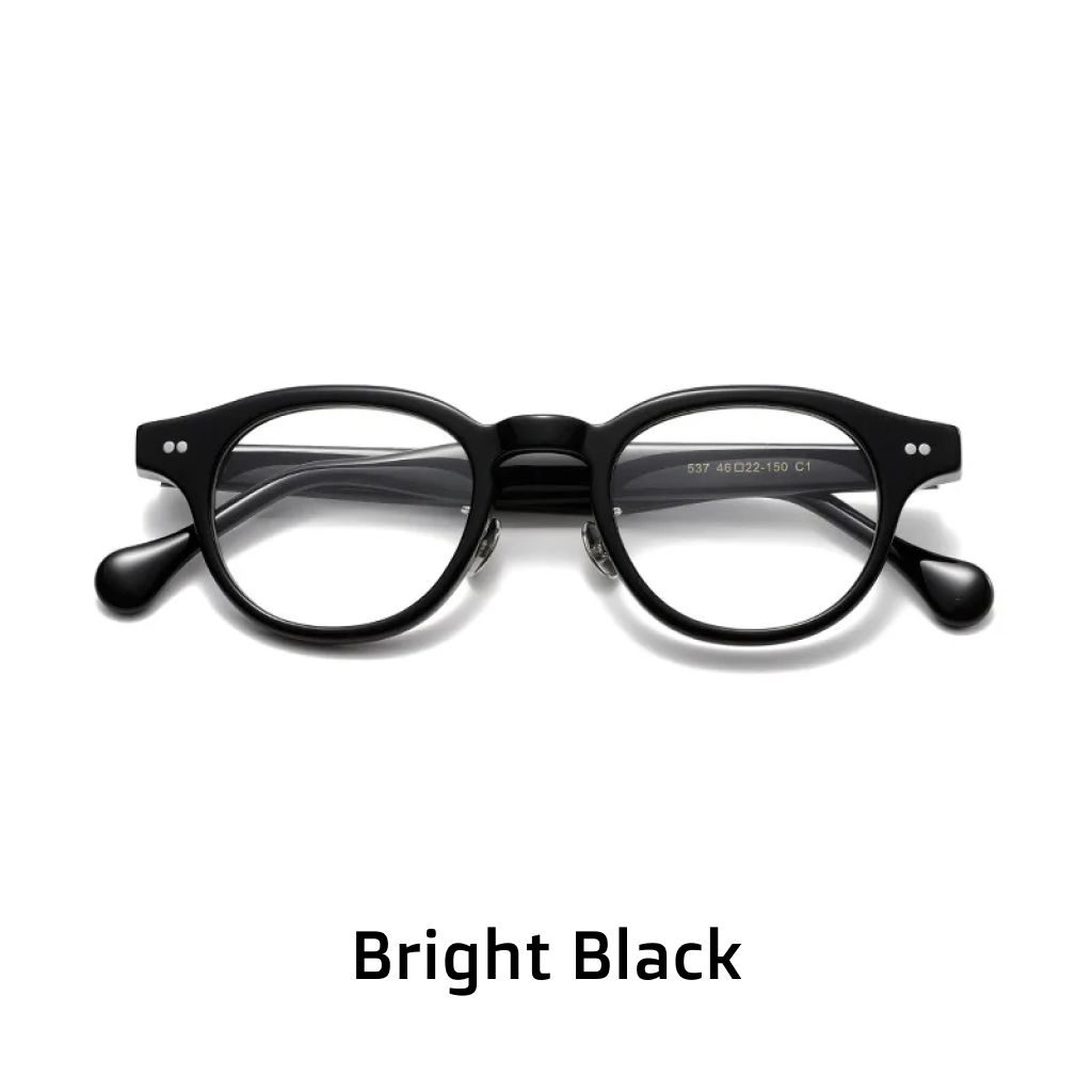 Acetate Optical Eyeglass Frames – Unisex Round Retro