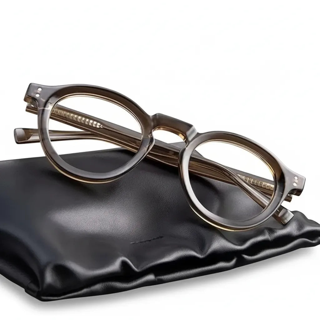 Retro Round Anti-Blue Light Glasses - Ultra-Light Optical Frame