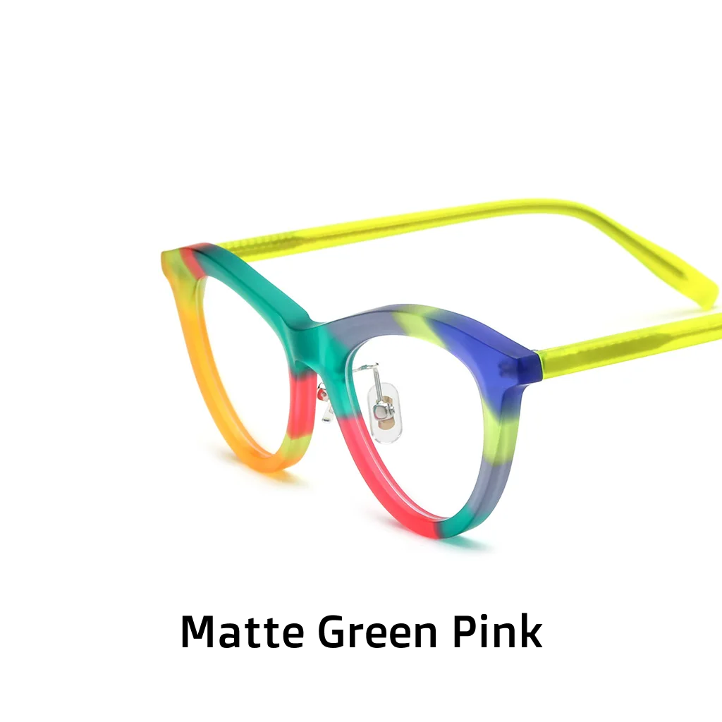 Frosted Cat Eye Spell Color Acetate Optical Frames