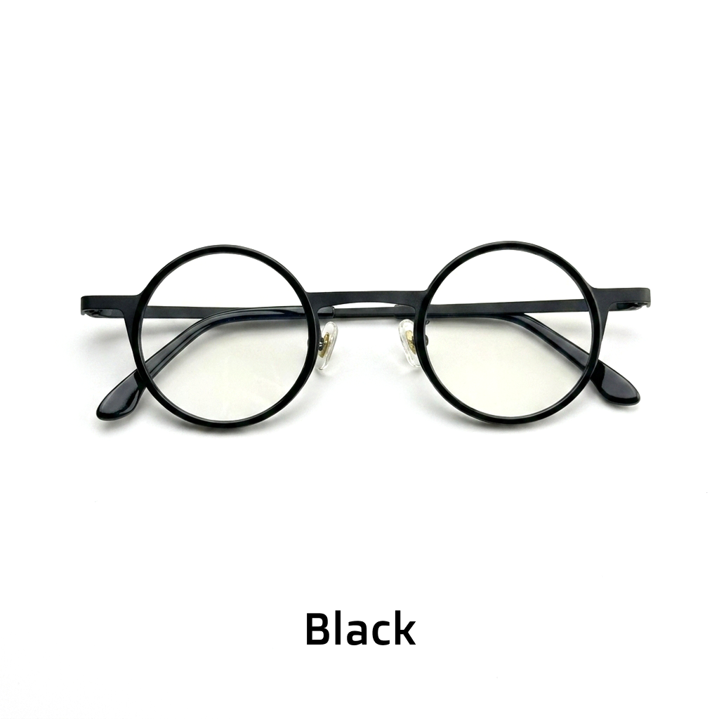 Titanium Round Optical Eyeglass Frames