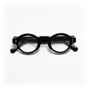 Retro Elliptical Acetate Glasses Frame - Unisex Optical Prescription Eyewear