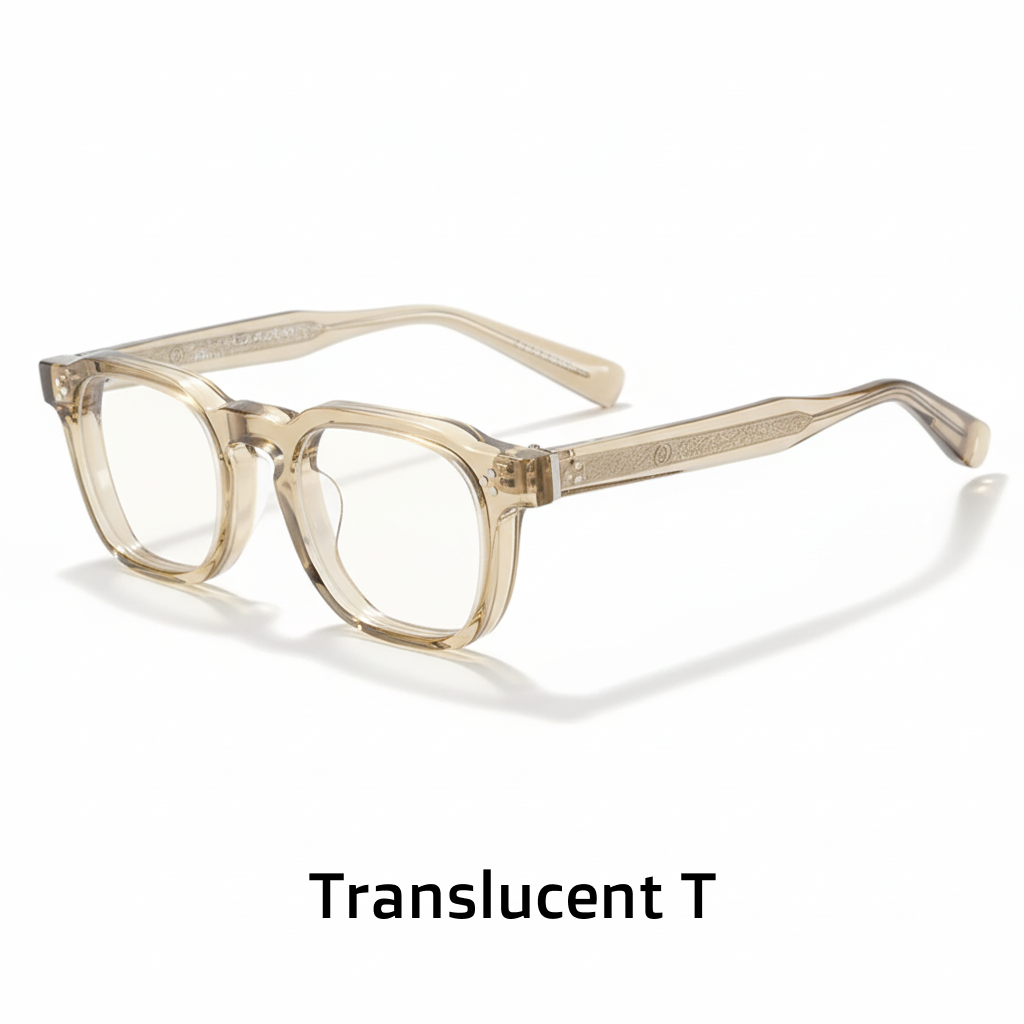 Retro-verdickte quadratische Vollrand-Acetat-Brillenfassungen für optische Brillen