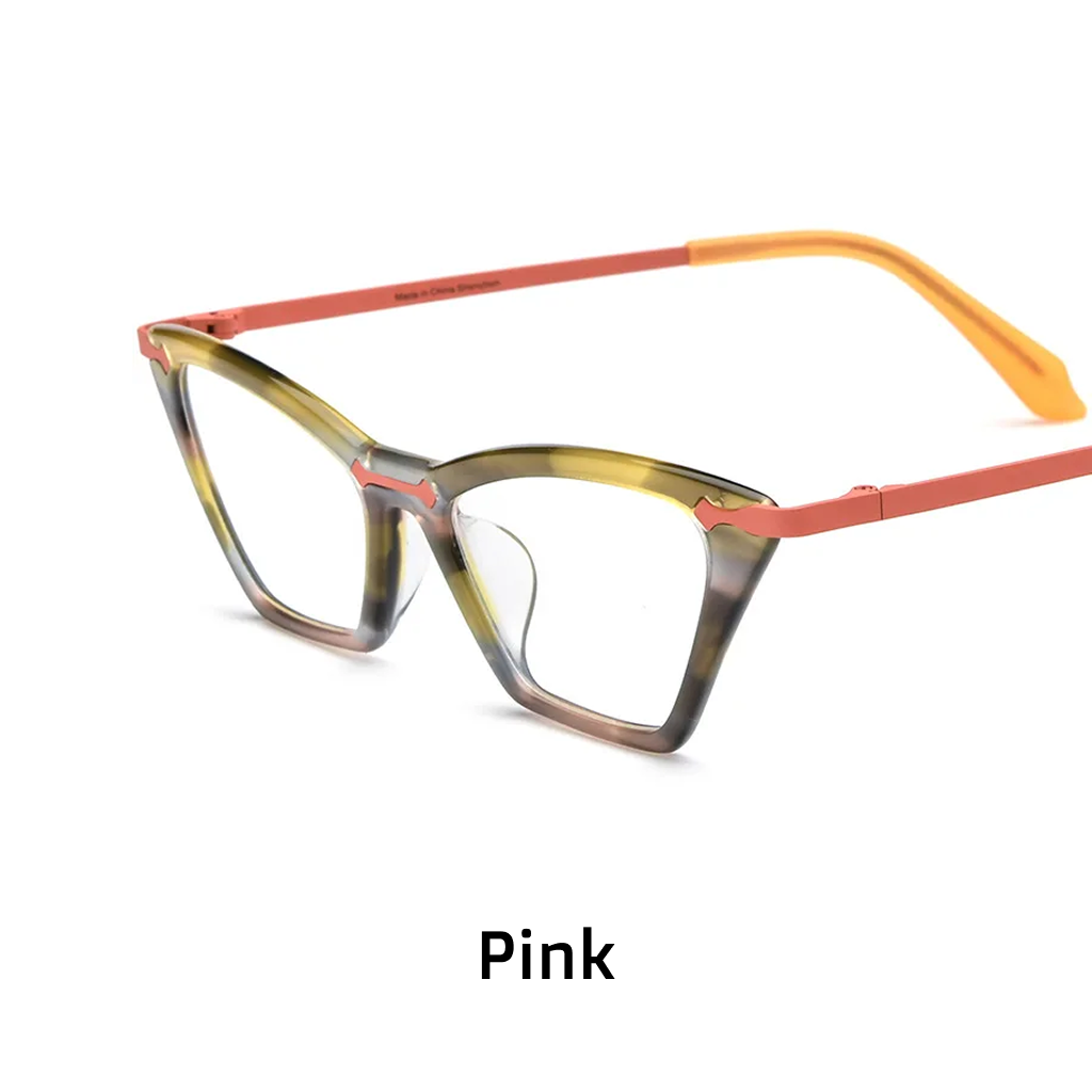 Monture de lunettes littéraires tendance de haute qualité en couleur, titane ultra-léger de niche, lunettes optiques carrées pour myopie grand visage