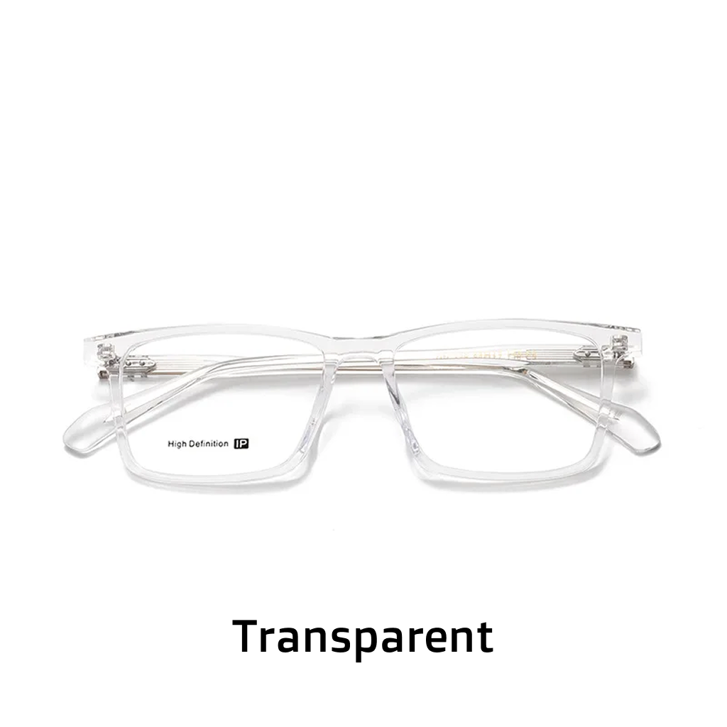 Optische Brille aus Acetat mit quadratischem Rahmen