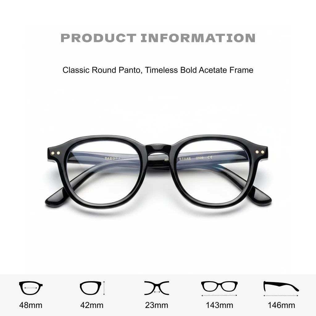 Ultra Light TR90 Polygonal Eyeglass Frame