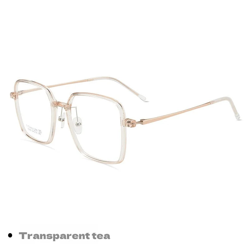 Ultra-Light Titanium Eyeglass Frame - Women's Large Frame Optical Glasses