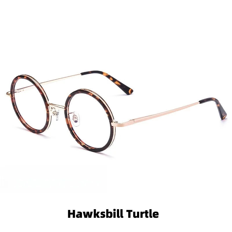 Retro Round Progressive Prescription Glasses 8068