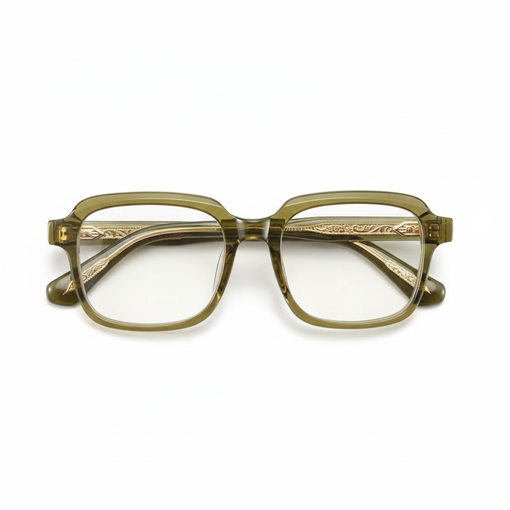 Acetate Square Optical Glasses Frame