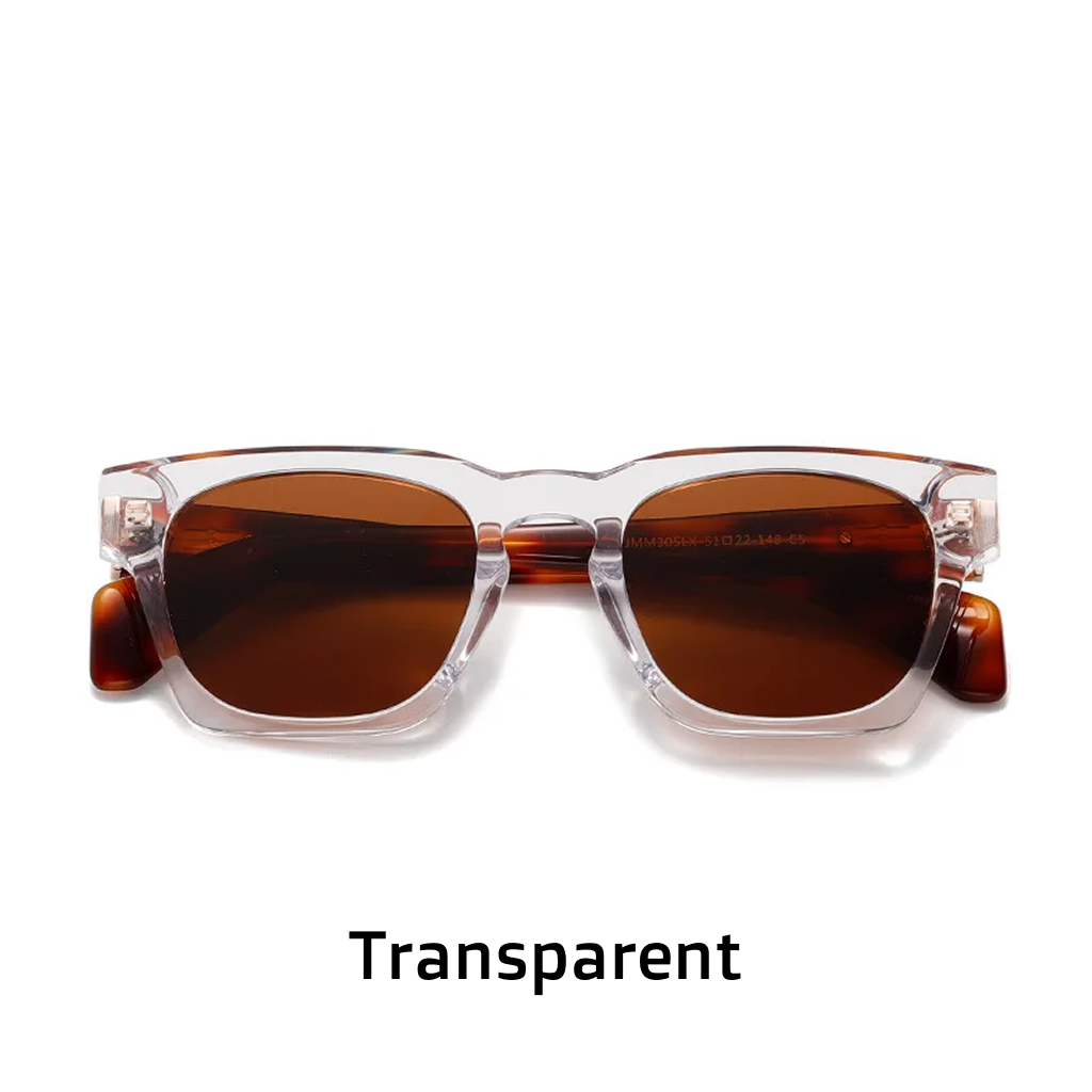 Rectangle Acetate Polarized Sunglasses – UV400 Women