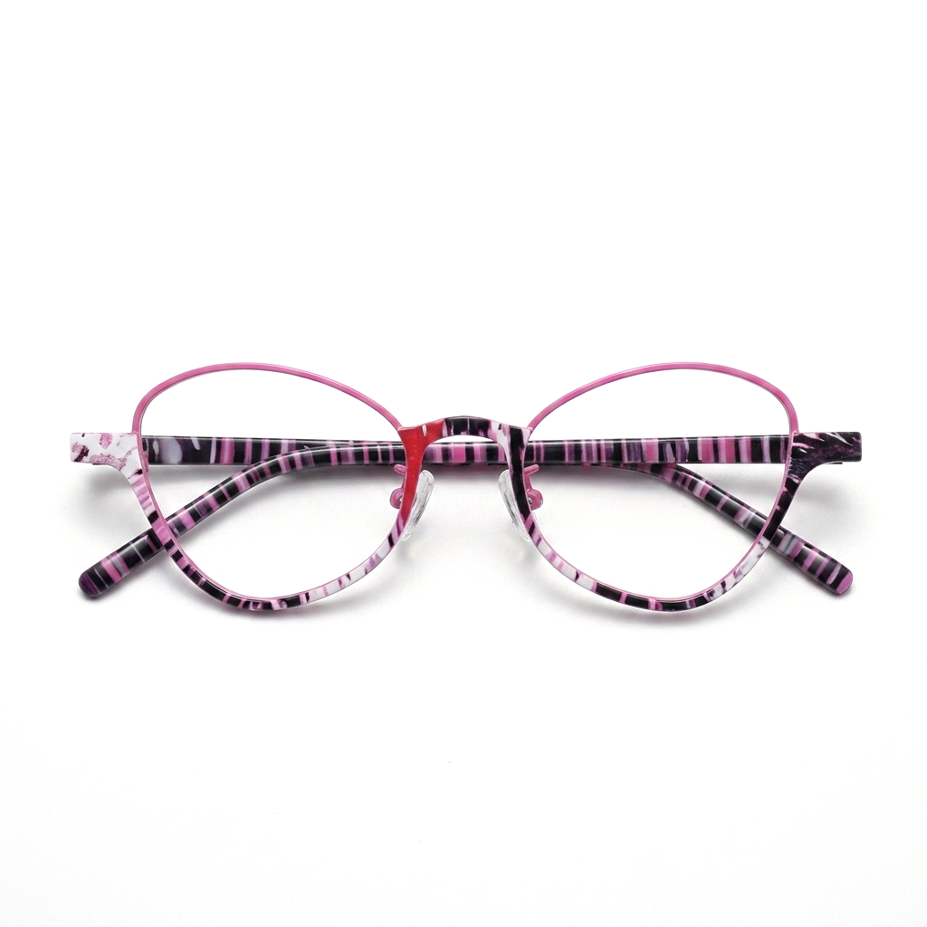 Titanium Cat Eye Optical Frames – Unisex Lightweight Prescription Eyeglasses