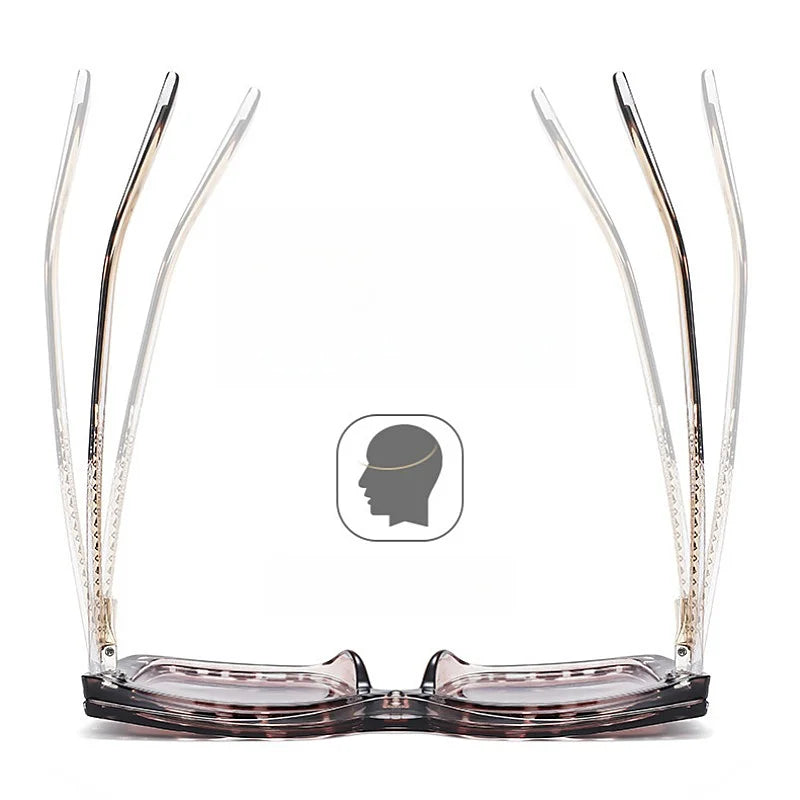Ultra Light Square Magnetic Eyeglass Frame for Women