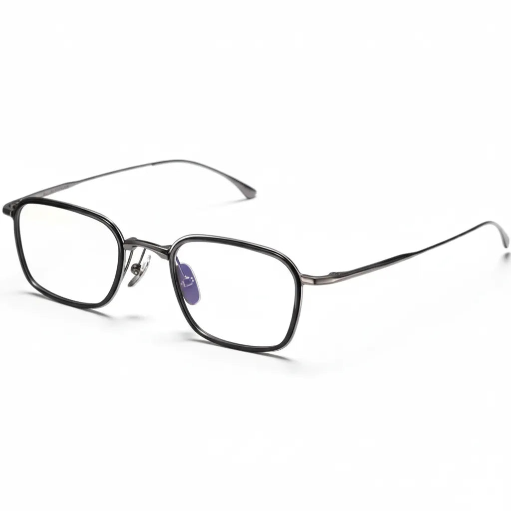 β Titanium Square Optical Frames - Ultra-Light Unisex Eyeglasses