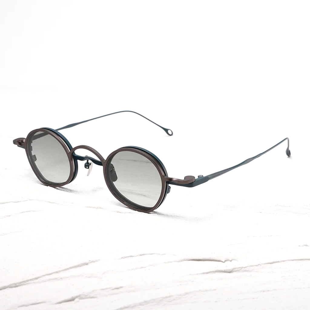 Titanium Round Magnetic Sunglasses