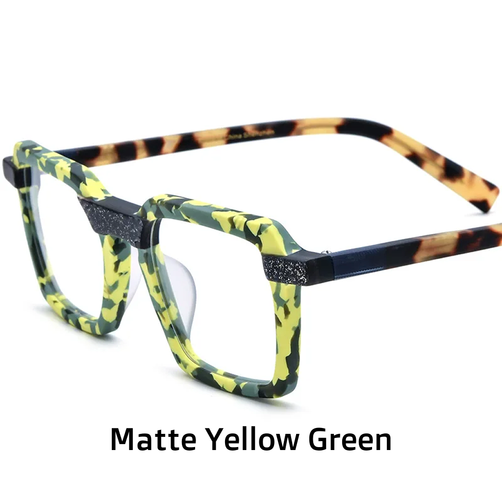 Acetate Square Optical Frames – Unisex Prescription Eyeglasses