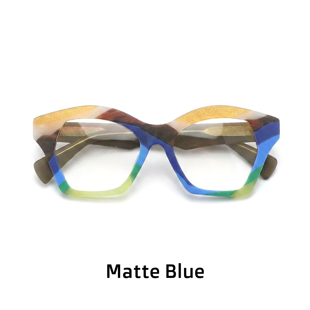 Cat Eye Square Acetate Optical Frames