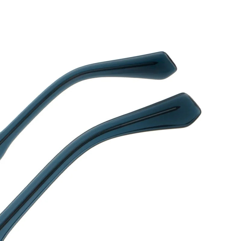 Retro Square Acetate Glasses Frame - Anti-Blue Light Optical Prescription Eyewear