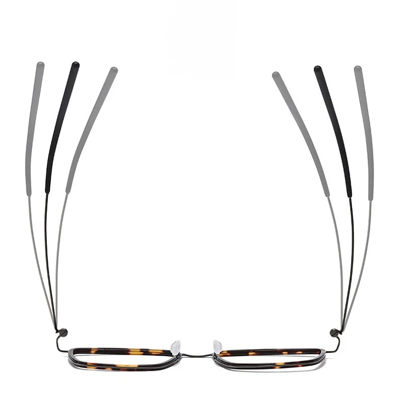Ultra Light Titanium Eyeglass Frame - Anti Blue Light Square Optical Glasses