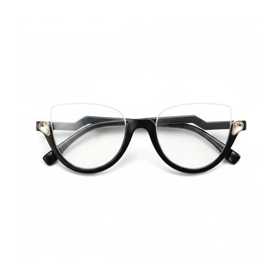 Retro Cat Eye Blue Light Blocking Glasses - Model 4357