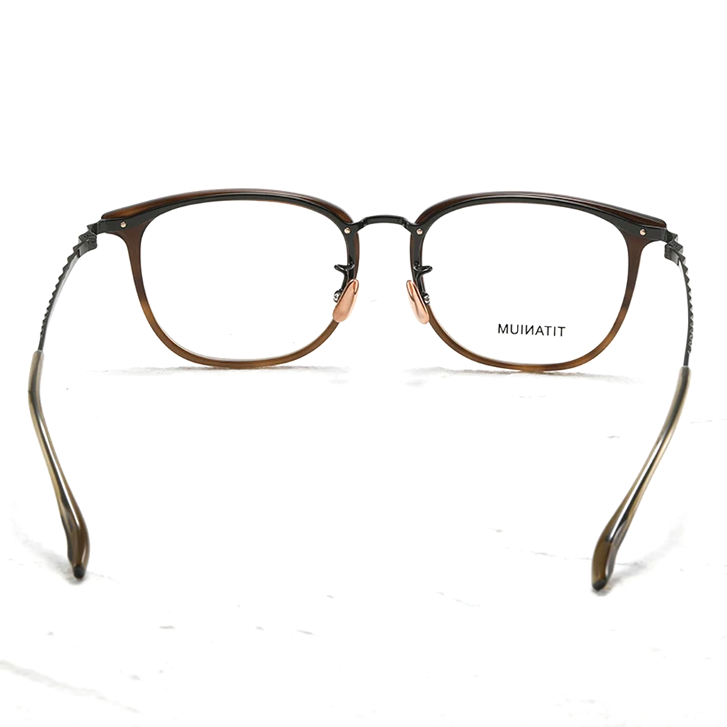 Titanium Round Eyeglass Frames – Unisex Optical