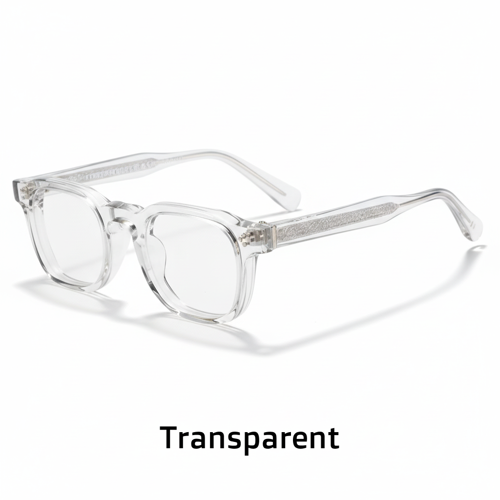 Retro-verdickte quadratische Vollrand-Acetat-Brillenfassungen für optische Brillen